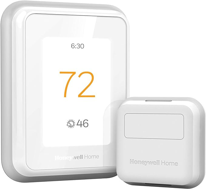 Honeywell Home T9 WiFi Smart Thermostat with 1 Smart Room Sensor, Touchscreen Display, White | Amazon (US)