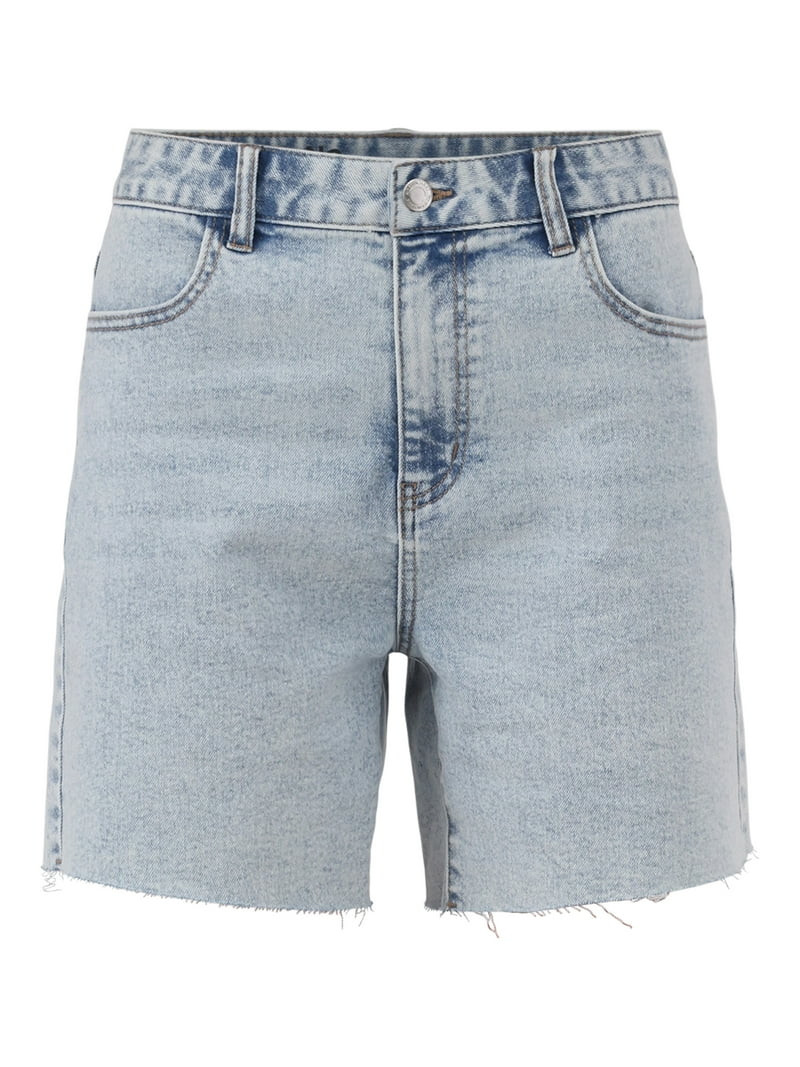 No Boundaries High-Rise Cutoff Jorts, 6” Inseam, Women's | Walmart (US)