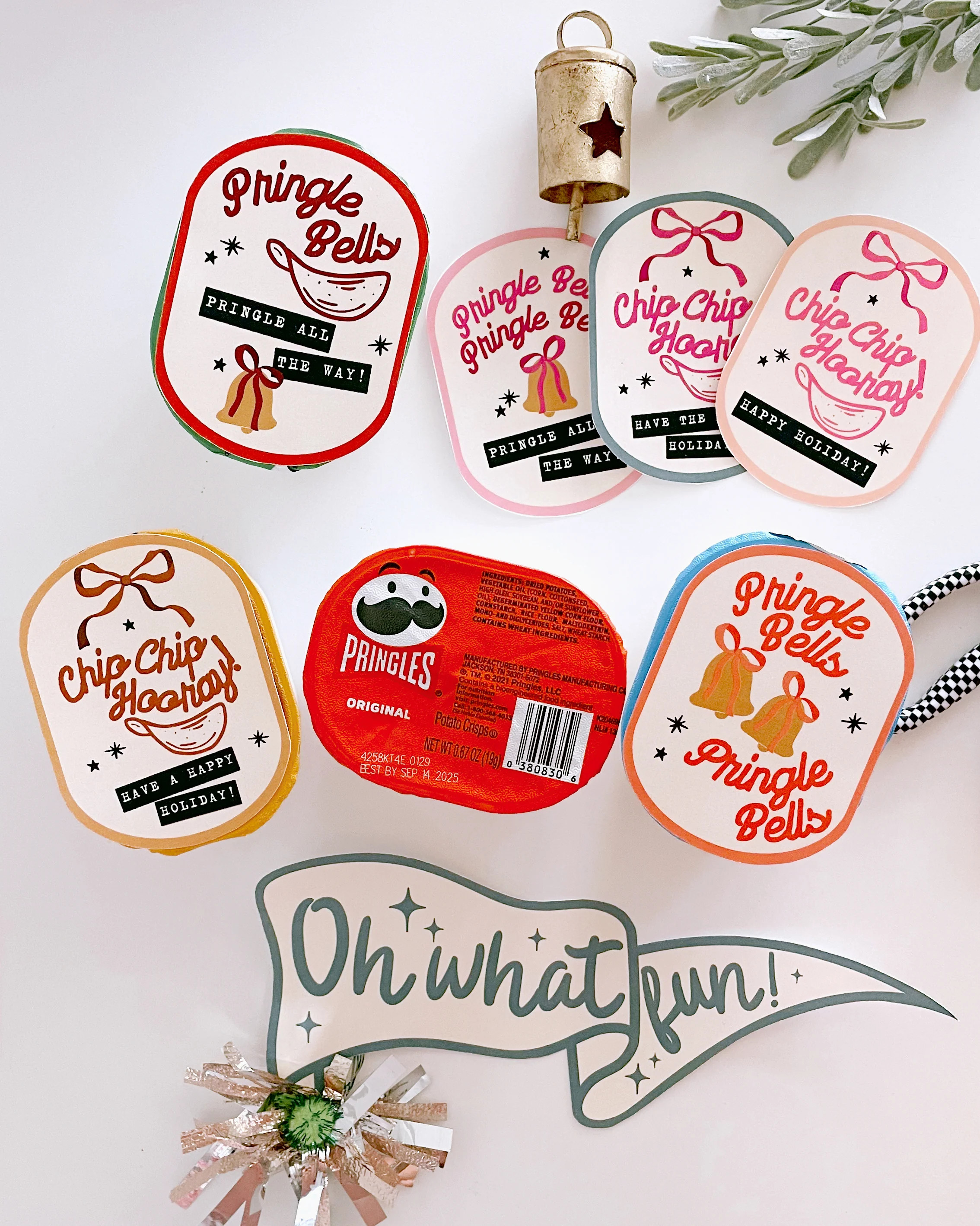 Pringle Bells, Pringle Bells | Printable tags | The Letter Vee