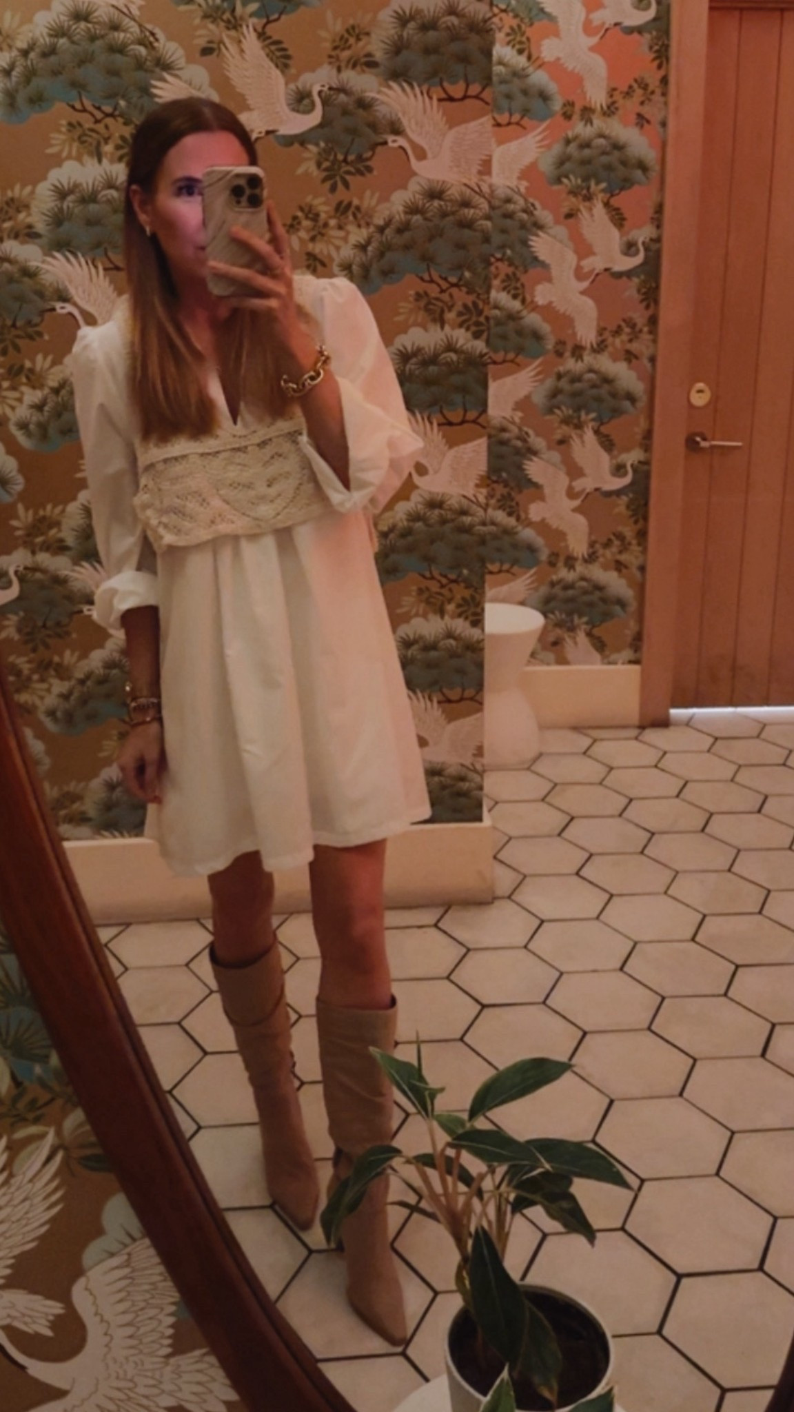 Adore this dress and just noticed it’s 50% off. Let’s get so many compliments on it. 