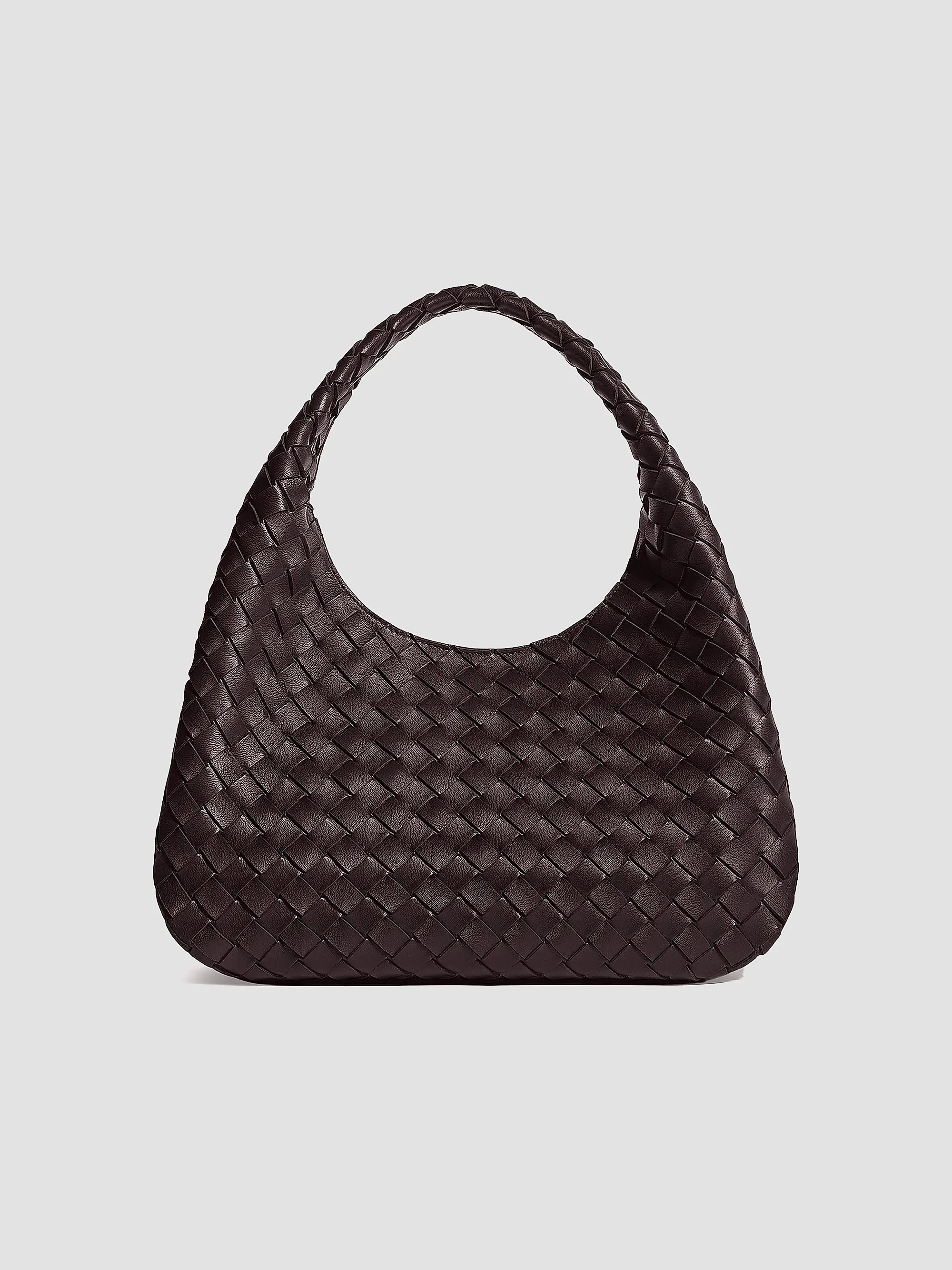 Medium Campana Intrecciato Leather Shoulder Bag | Saks Fifth Avenue