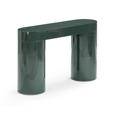 Mira High Gloss Console Table Best Sculptural Console Tables