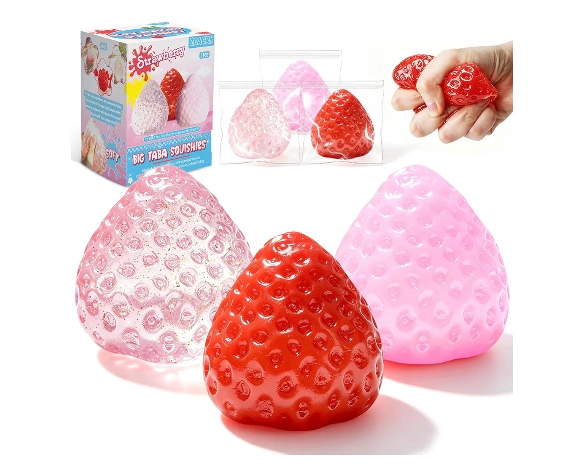 Kids have been going crazy over squishies, and this is one of the latest crazes! Incredibly hard to find in stock places, but available currently on Amazon. Super fun, and this is a 3 pack set! 🍓

#LTKSaleAlert #LTKKids #LTKHome