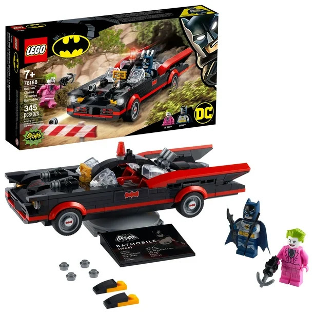 LEGO DC Batman: Batman Classic TV Series Batmobile 76188 Building Toy (345 Pieces) - Walmart.com | Walmart (US)