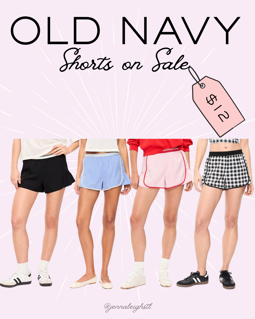Old Navy Mid Rise StretchTech Run Shorts with a 3 inch inseam are on sale for $12. Love this fun take on classic running shorts that are perfect for workouts or everyday wear. 

 #LTKActive #LTKSaleAlert #LTKMidsize