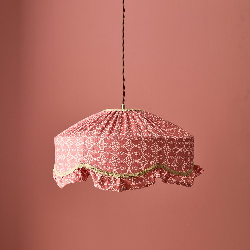 Georgiana Ruffle Pendant Shade | GreenRow