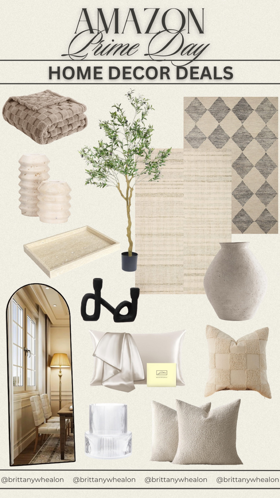 Amazon prime day, home decor deals: rugs, vases, candleholders, mirrors, pillows, throw blankets, faux olive tree

#LTKSaleAlert #LTKHome