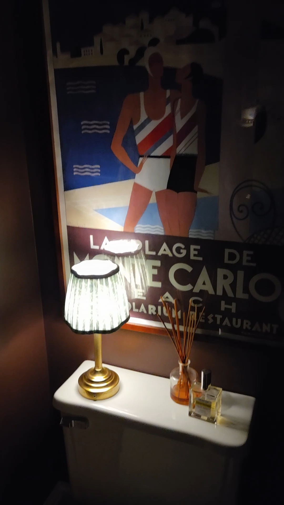 Cordless rechargeable lamp looks as incredible on a table as it does in a powder room I love a soft candle light in a powder room but I admit I'm forgetful and it can be dangerous this is the perfect solution not to mention super affordable

#LTKHome #LTKdayinmylife #LTKstorytime