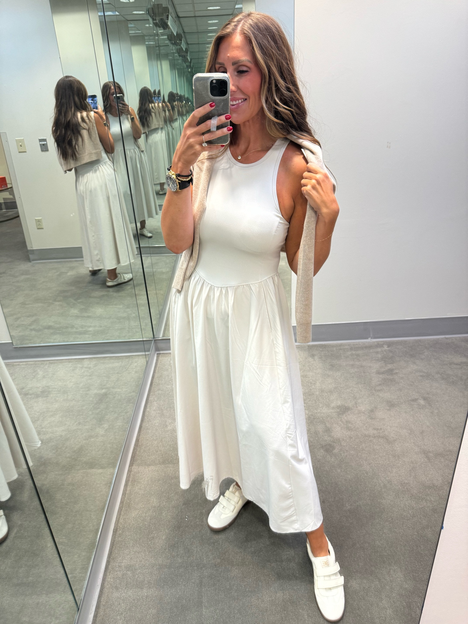 Zella dress size Medium 
Cashmere sweater size large 

#LTKxNSale #LTKFindsUnder100 #LTKOver40