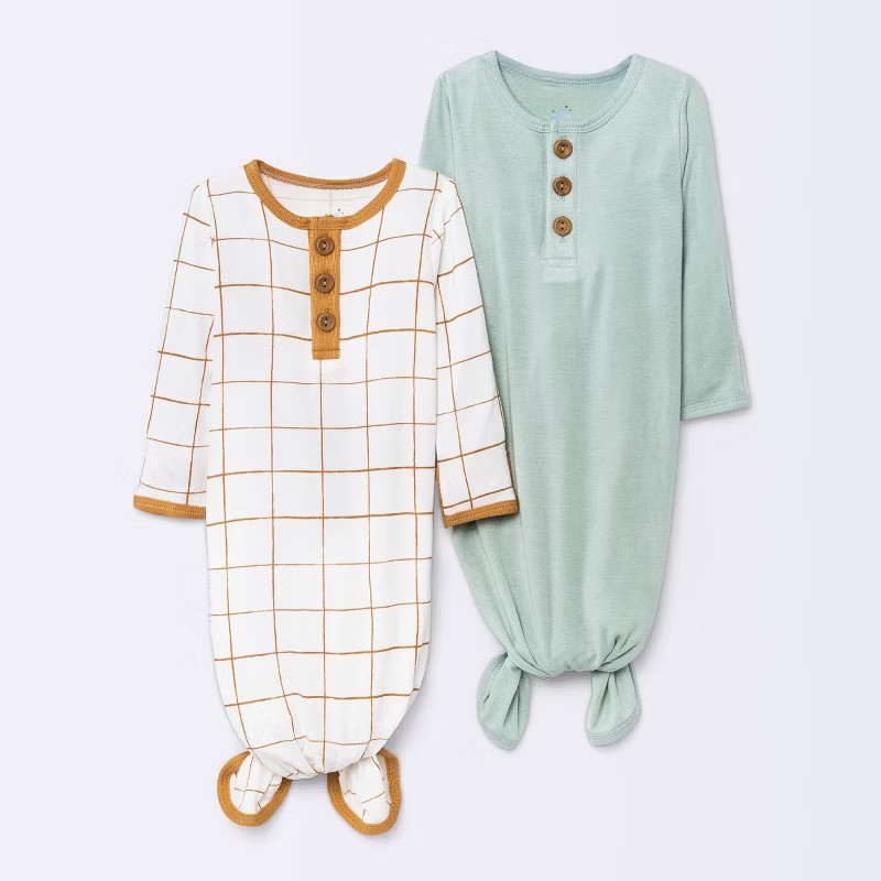 Baby 2pk Modal NightGown - Cloud Island™ Blue | Target
