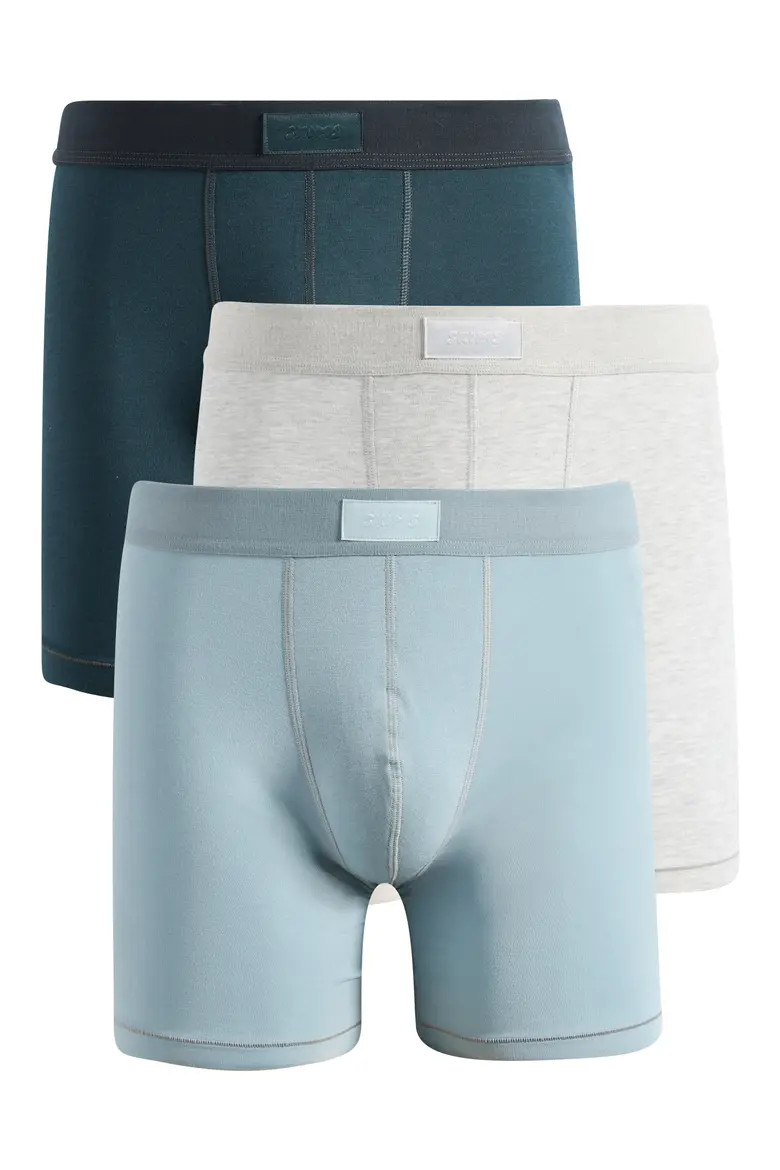 3-Pack 5-Inch Stretch Cotton & Modal Boxer Briefs (Men) | Nordstrom | Nordstrom