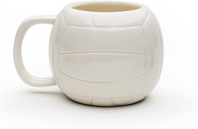 Sport Volleyball Cup - Hand Painted Ceramic Volleyball Mug - Volleyball Gifts - Volleyball Themed... | Amazon (US)