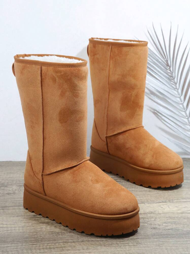 Slip On Platform Boots  | SHEIN