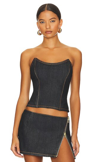 Allie Top in Rinse | Revolve Clothing (Global)