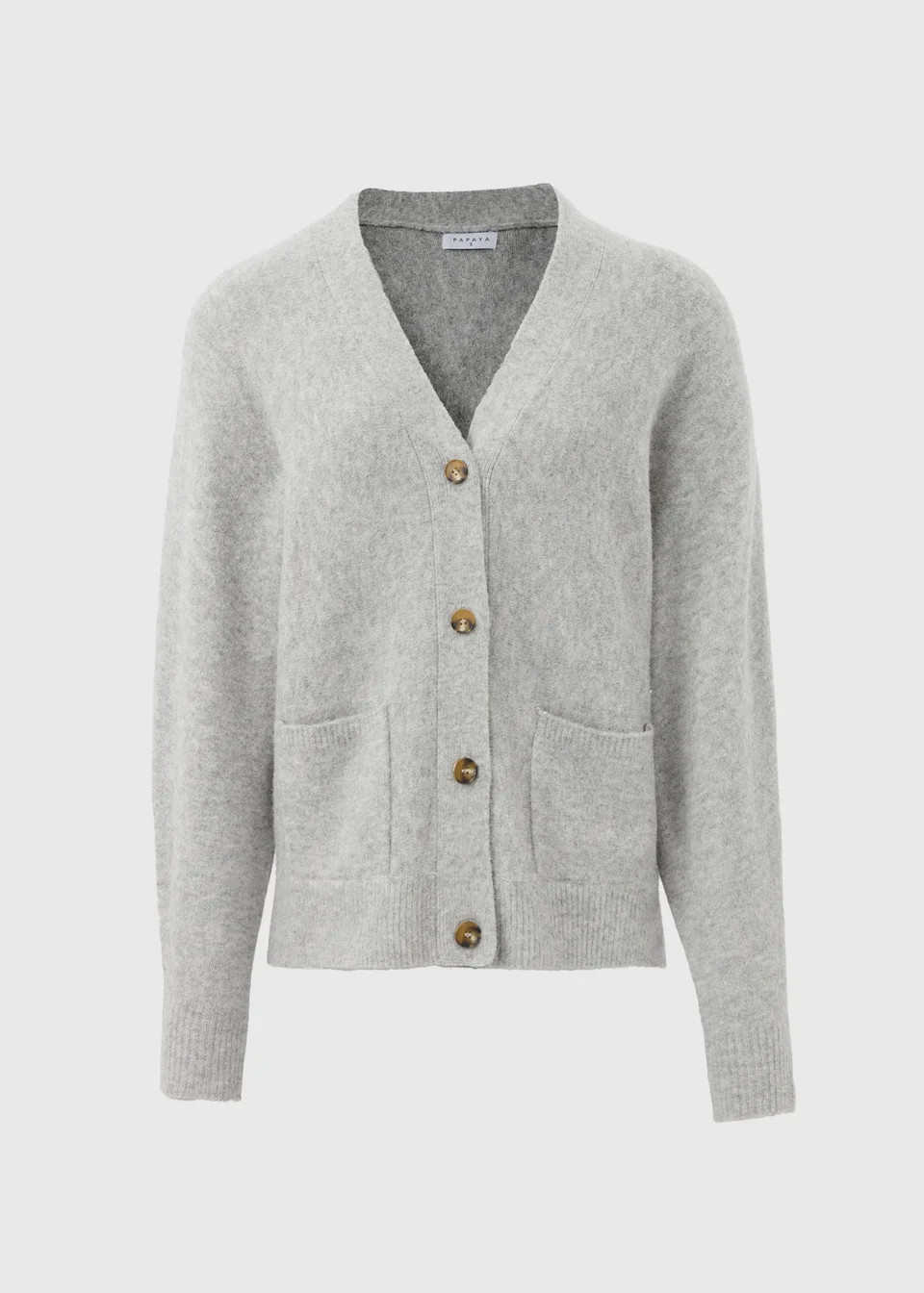 Grey Boyfriend Fit Cardigan | Matalan (UK)