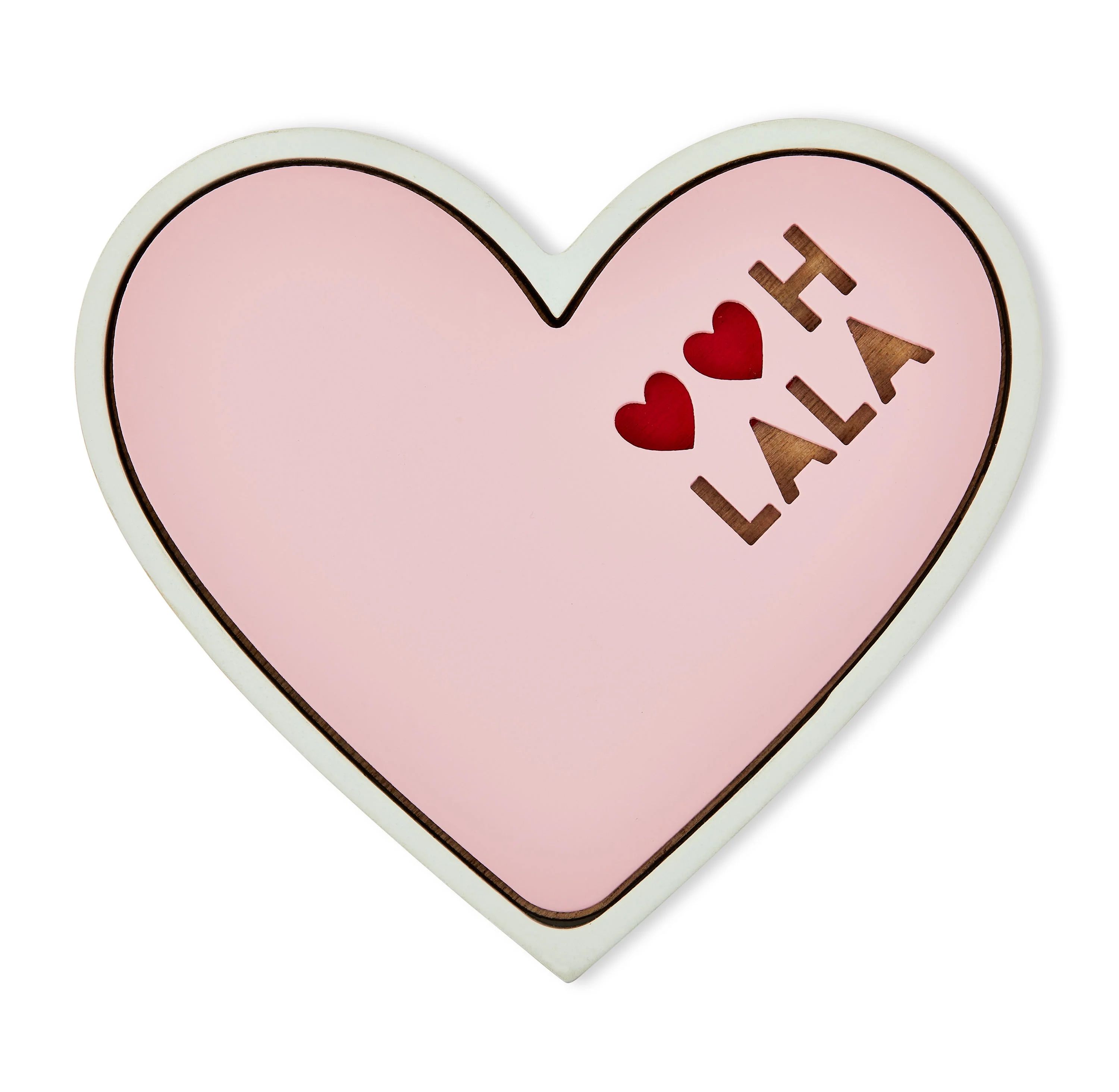 Valentine's Day Ooh La La Heart Tabletop Decor, 4.25", by Way To Celebrate | Walmart (US)