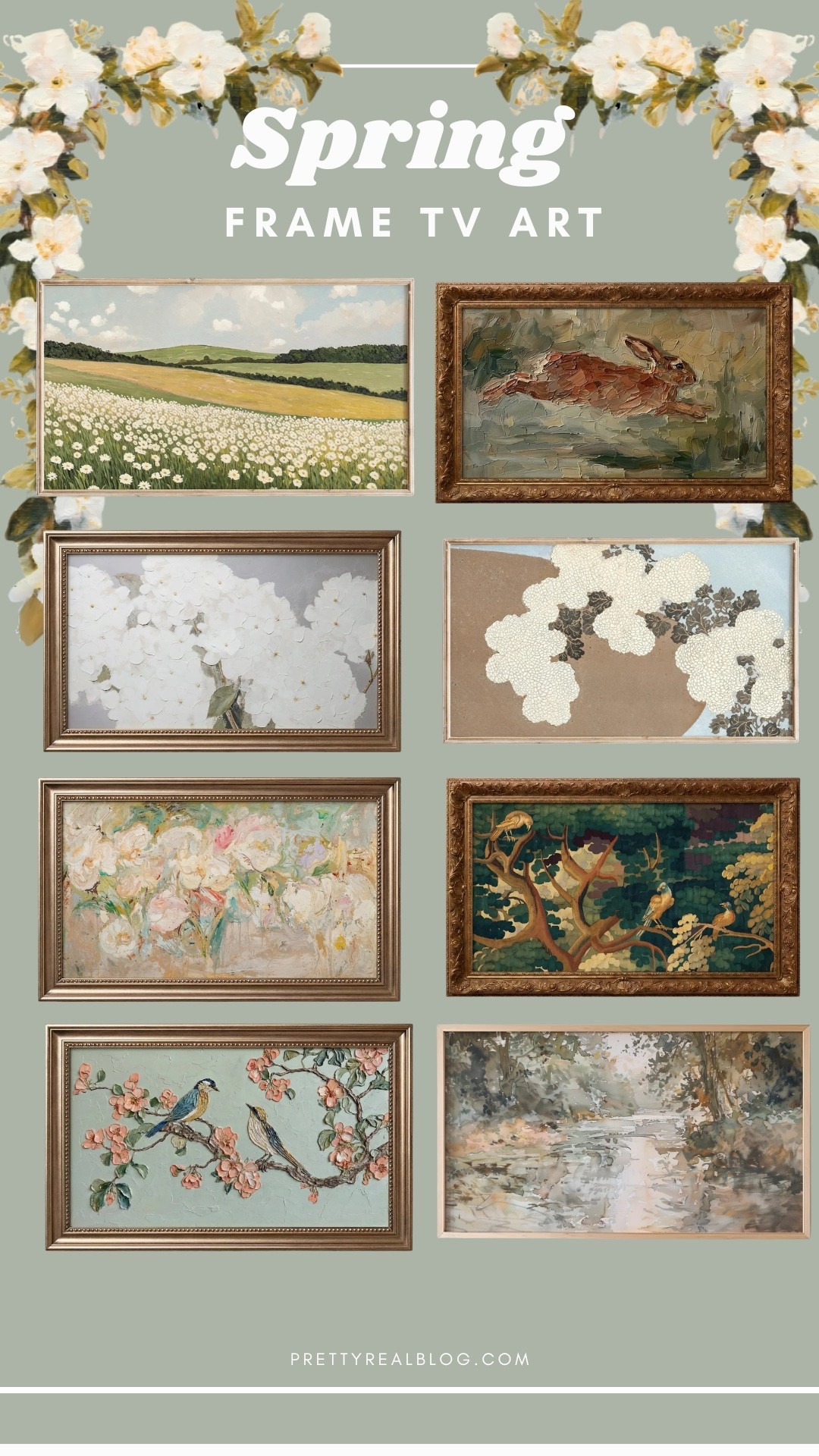 Pretty spring and Easter art for your frame TV 

#LTKHome #LTKSeasonal