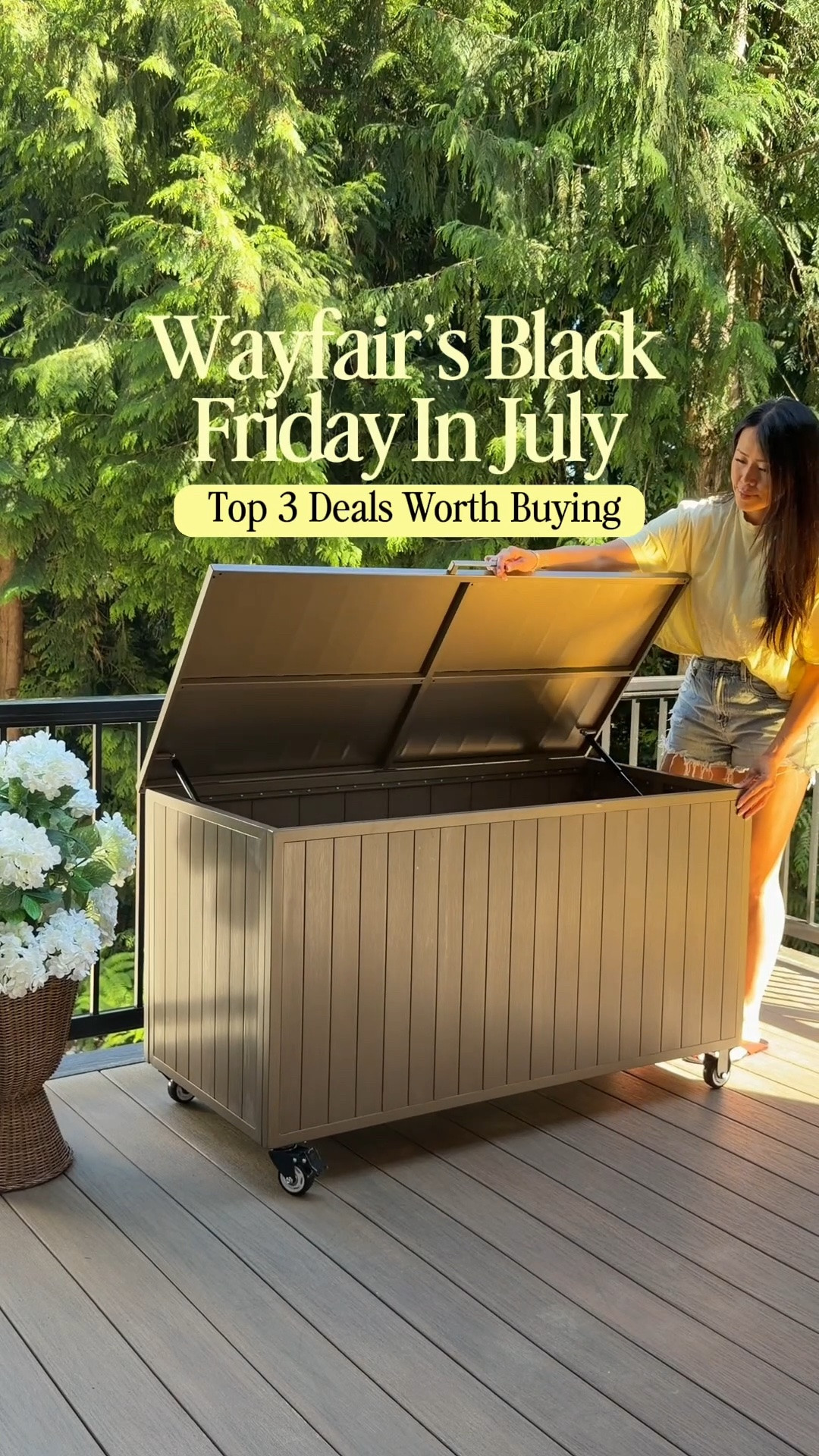 #Ad The biggest sale of the summer is here! ☀️ Shop @Wayfair’s Black Friday in July for up to 80% off plus free shipping sitewide from July 23 to July 27. If you’ve been thinking about refreshing your patio or backyard, now’s the time before the best finds are gone! #Wayfair

#LTKHome #LTKSaleAlert
