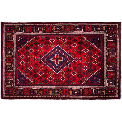 Behadil One-of-a-Kind 7'7" x 12'4" 1970s Area Rug in Red/Black | Wayfair North America