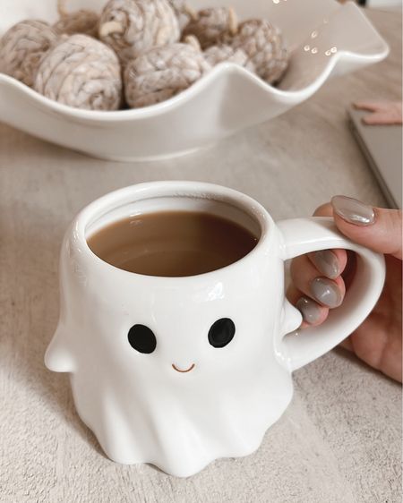 BOO! 🙂 this is the cutest $5 mug I ever did see. Its larger than the previous years ghost mugs and cuter! 

Target mugs, Halloween, kitchen finds, Hyde & eek!, fancythingsblog

#LTKfindsunder50 #LTKHalloween #LTKSeasonal