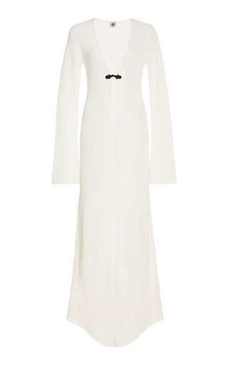 Tanzania Pointelle-Knit Organic Cotton Maxi Dress | Moda Operandi (Global)