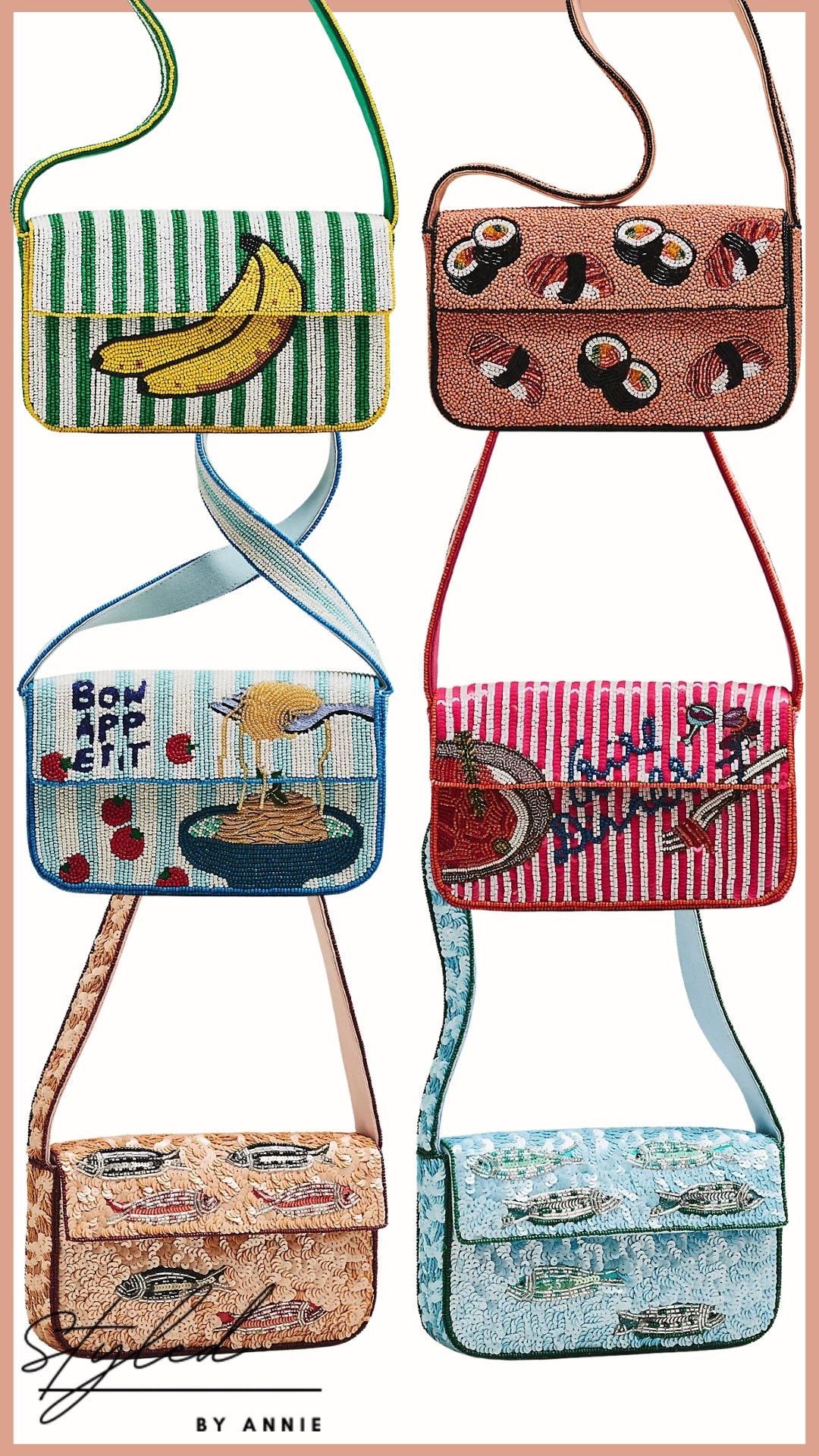 New at Anthropologie❤️

The iconic Fiona beaded bag in new patterns and colors!!

#beadedbag #fionabag #anthropologie #girldinner #summerbag 

#LTKTravel #LTKSeasonal #LTKootd