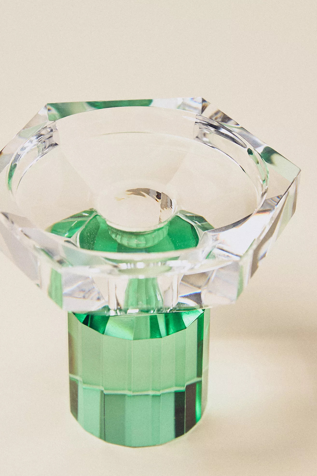 Cut Glass Candle Holder | Anthropologie (US)