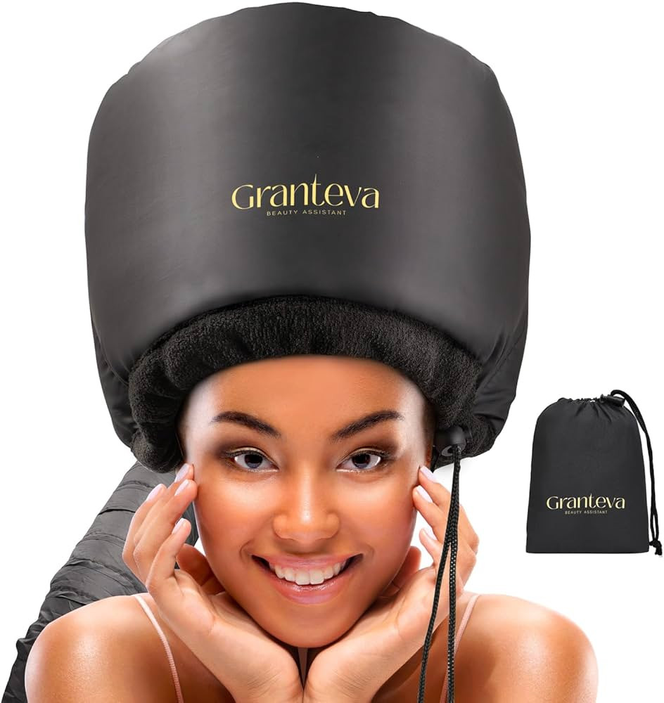 Hooded Hair Dryer Attachment w/A Headband Integrated That Reduces Heat Around Ears & Neck - Hair ... | Amazon (US)