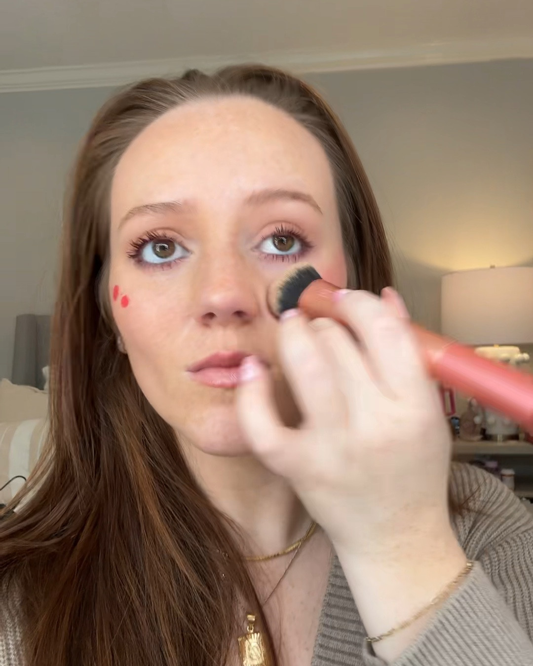 Red blush trend! I ended up liking this product a lot. I put Dior rosy glow blush in cherry over it  

#LTKU #LTKSeasonal #LTKHoliday