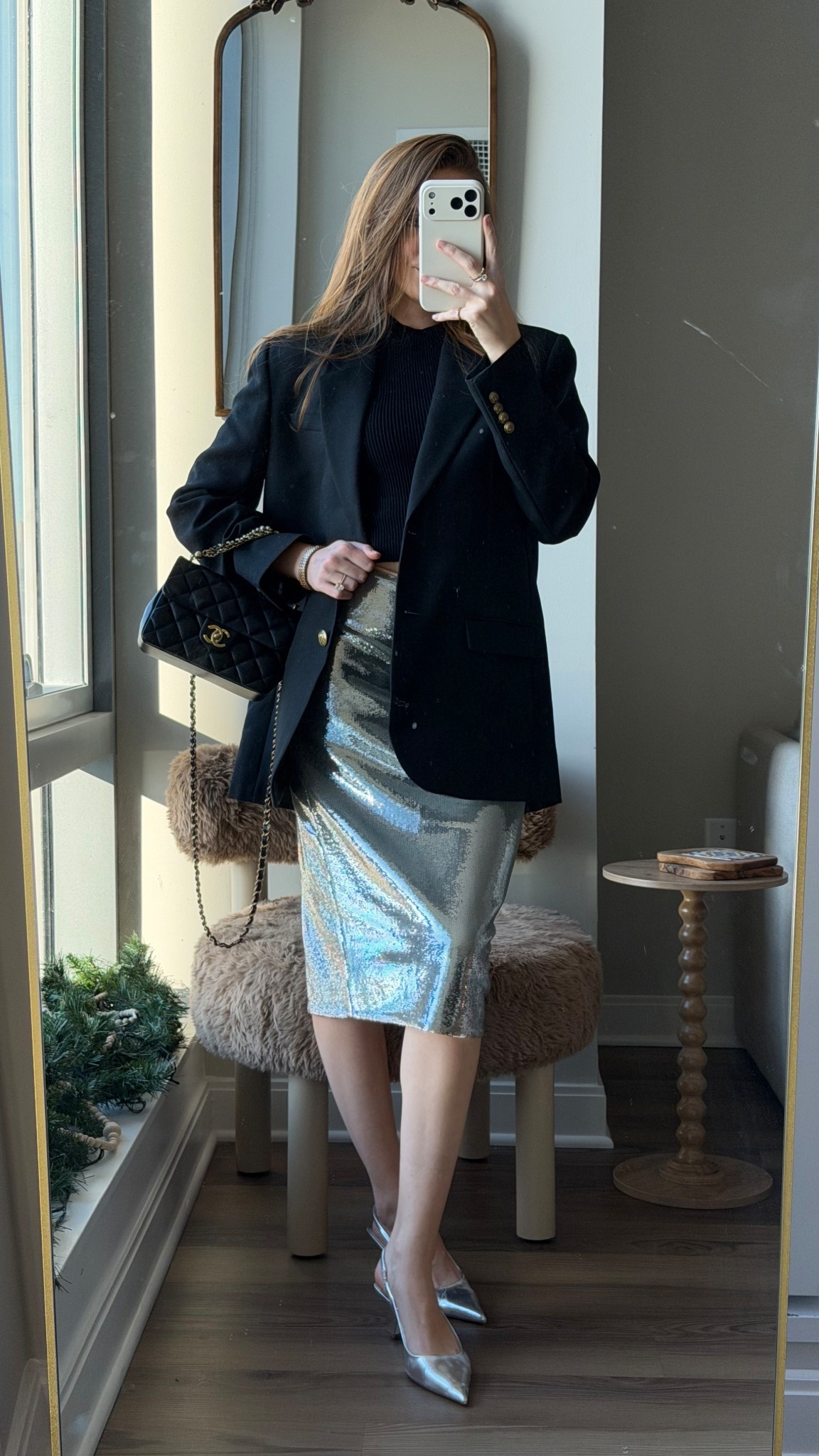 Going from the office straight to a holiday party? Just toss on a sequin skirt!! 

#LTKSeasonal #LTKHoliday #LTKGiftGuide