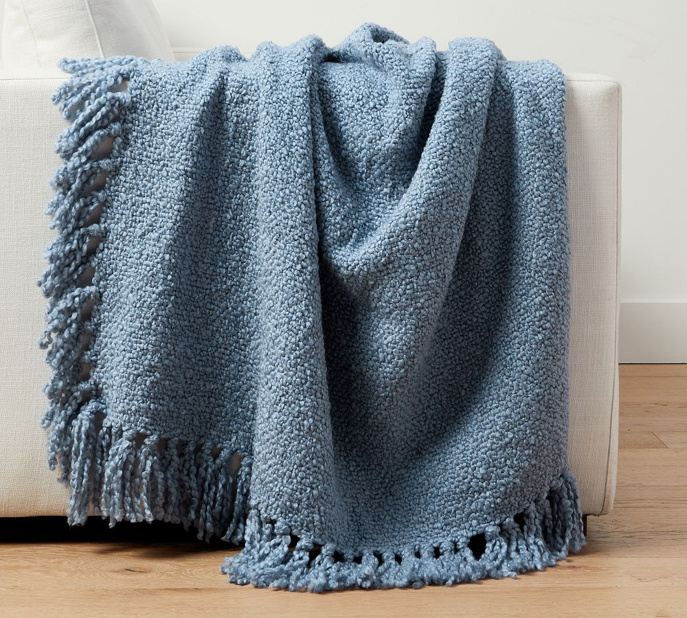 Dreamy Handwoven Fringe Throw | Pottery Barn (US)