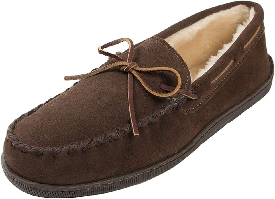 Minnetonka Men's Pile Lined Hardsole Slipper | Amazon (US)