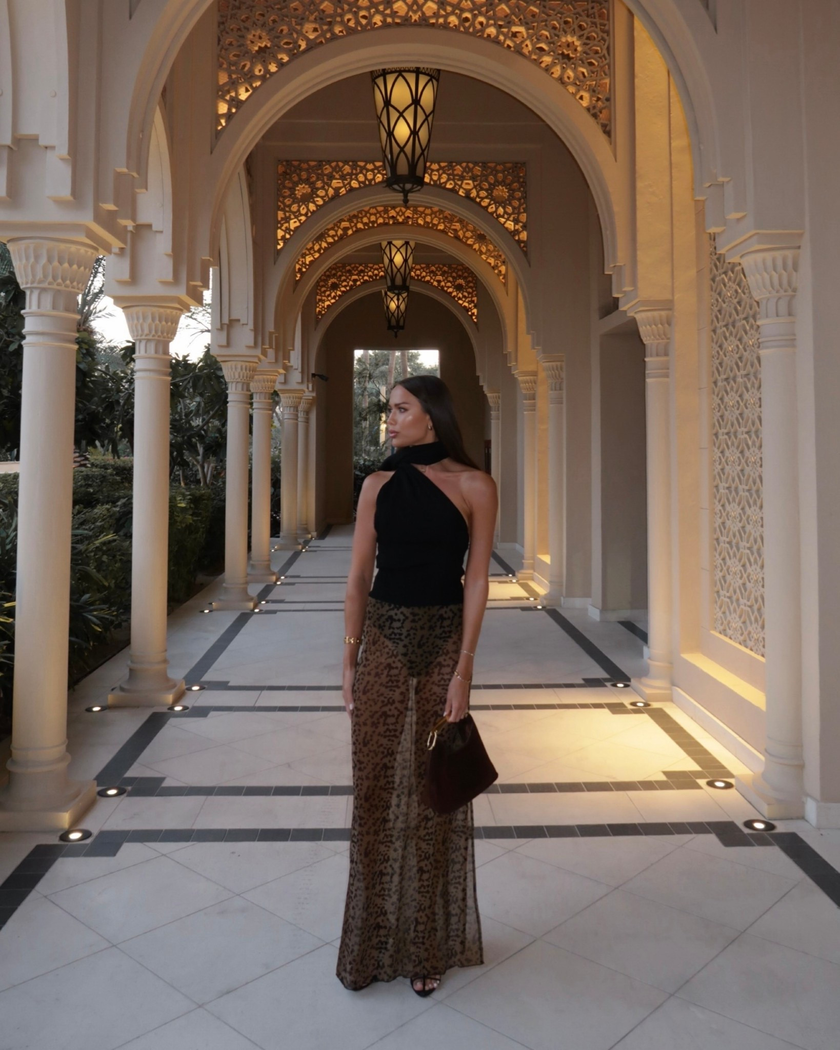 To dinner 🐆 

Outfit is old so I’ve linked similar options 

Evening look, maxi skirt, sheer skirt, scarf top, asos, dubai, vacation, holiday look 

#LTKpartywear #LTKstyletip #LTKdatenight