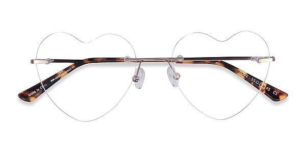 Love Heart Rose Gold Glasses for Women | Eyebuydirect | EyeBuyDirect.com