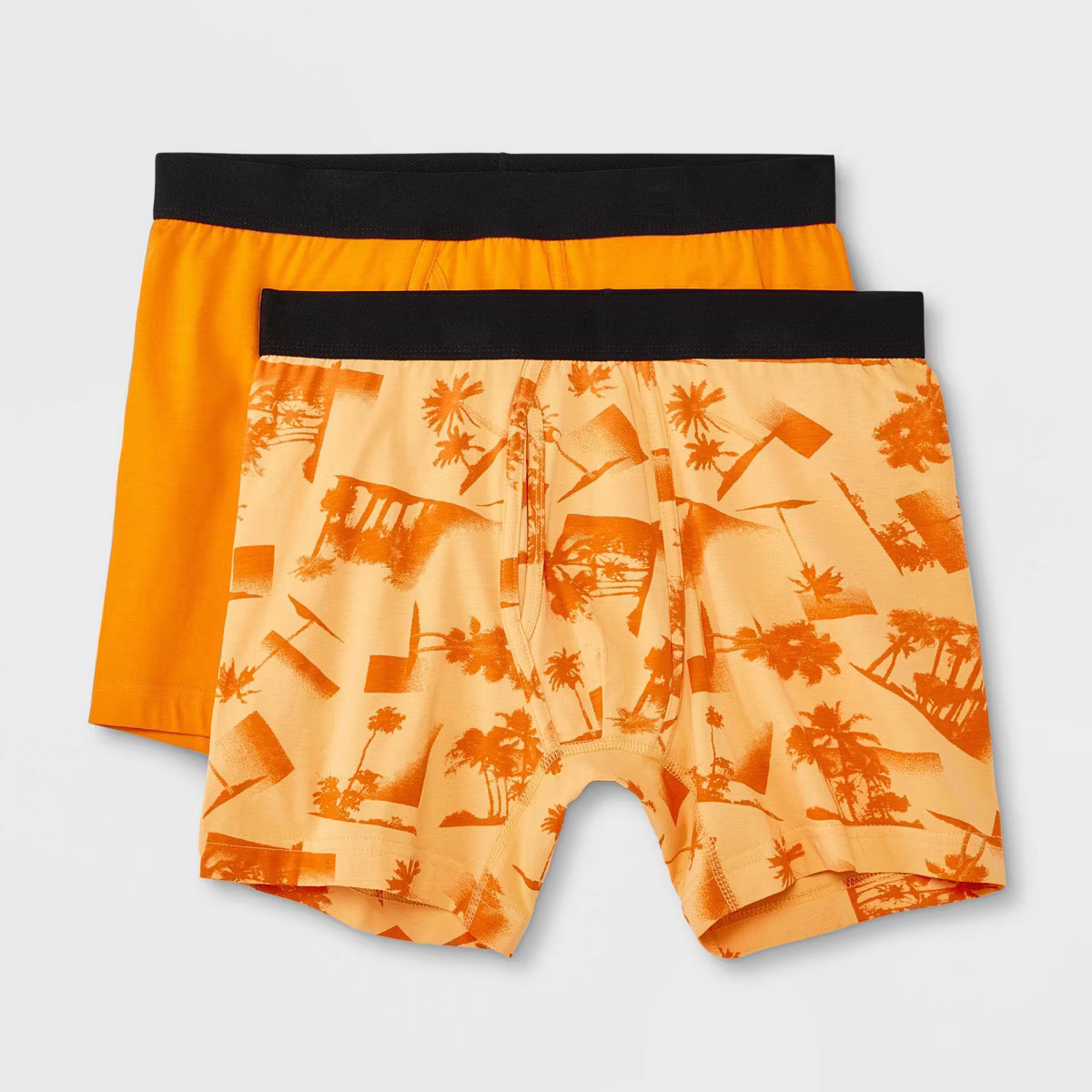 Men's Beach Boxer Briefs 2pk - Original Use™ Orange L | Target