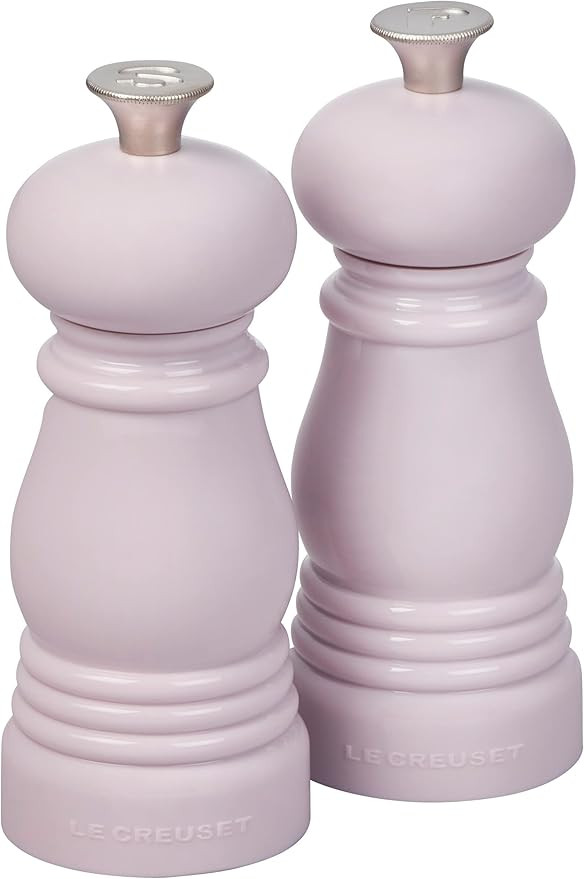 Le Creuset Petite Salt and Pepper Mill Set, 5" each, Shallot | Amazon (US)
