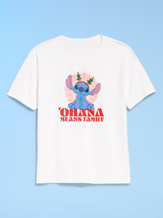 Old Navy x Disney Stitch Holiday-Graphic T-Shirt for Women | Old Navy (US)
