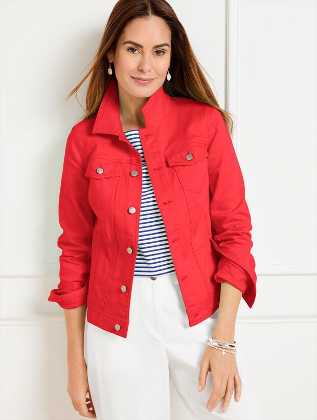 Classic Jean Jacket - Solids | Talbots