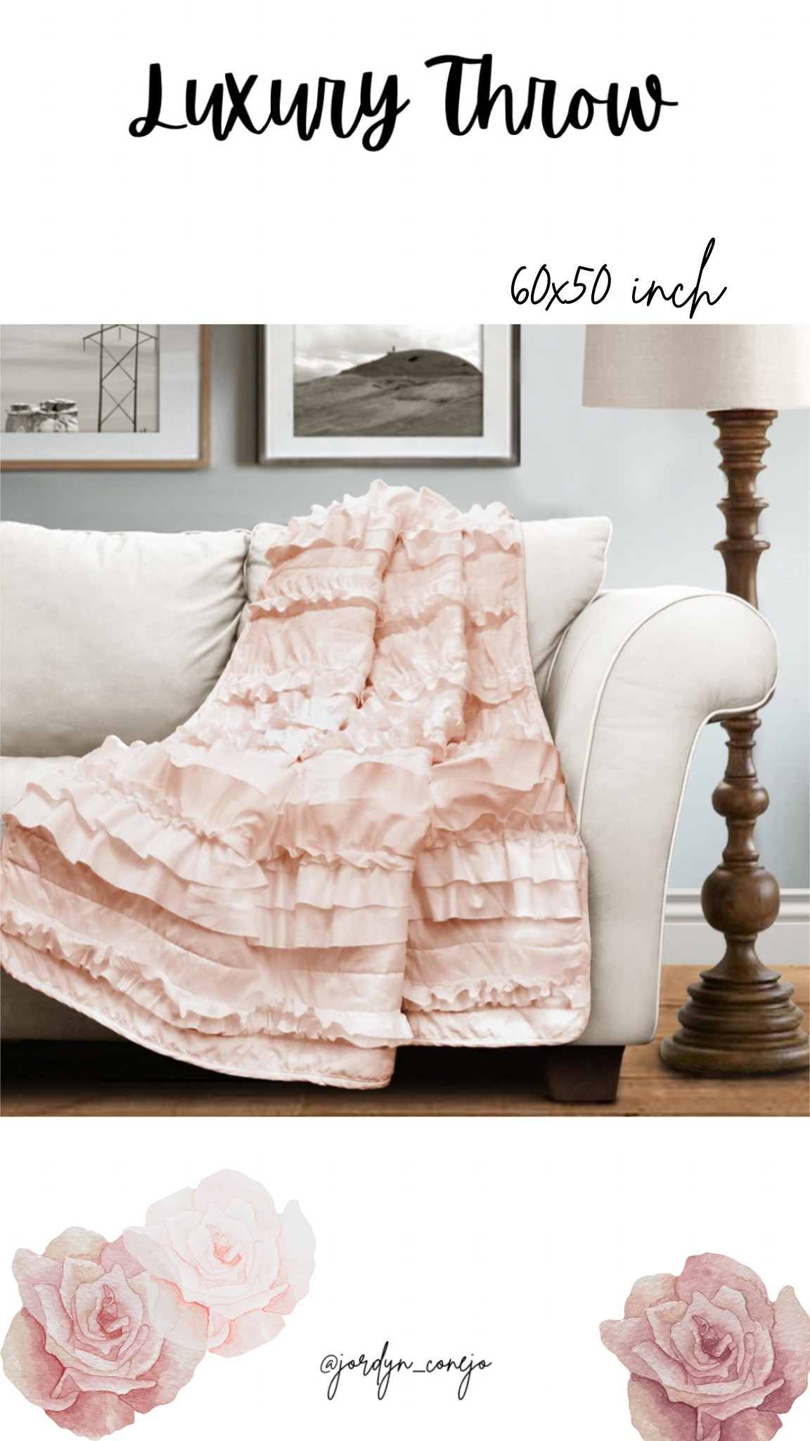 Home Decor- Luxury Bed Throw- Rose Home Decor- Luxury Feel- Cozy Vibes- Cozy Home Decor- Blush- Ruffled Throw 

#LTKstyletip #LTKhome