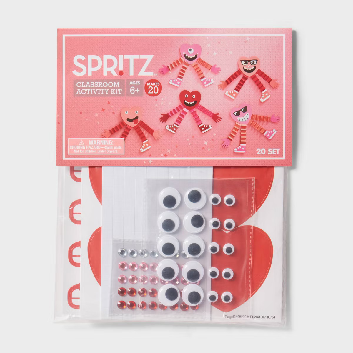 Heart Buddies Valentine's Day Craft Activity Kit - Spritz™ | Target