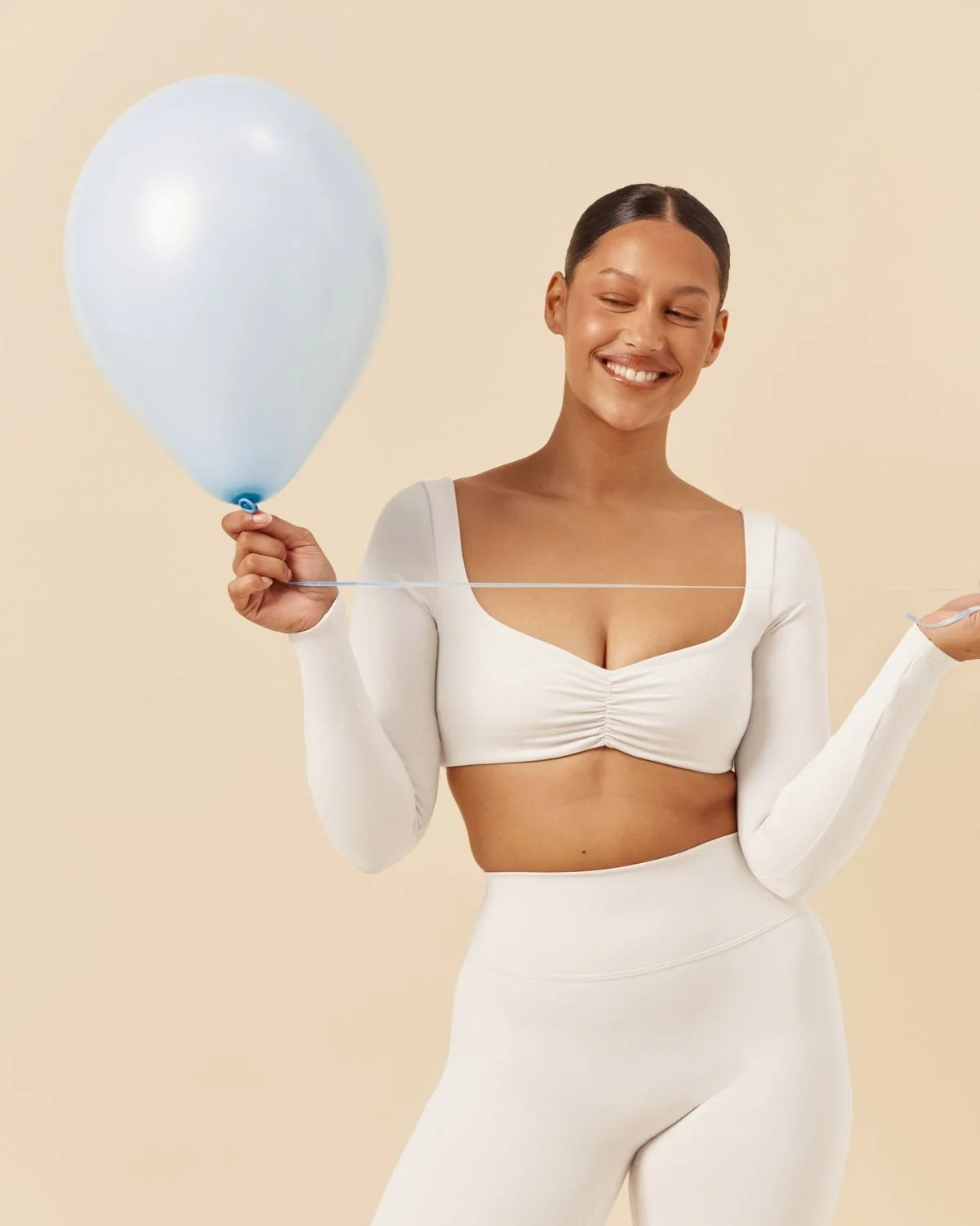 Form Margo Long Sleeve Top | Vanilla | Crop Shop Boutique US