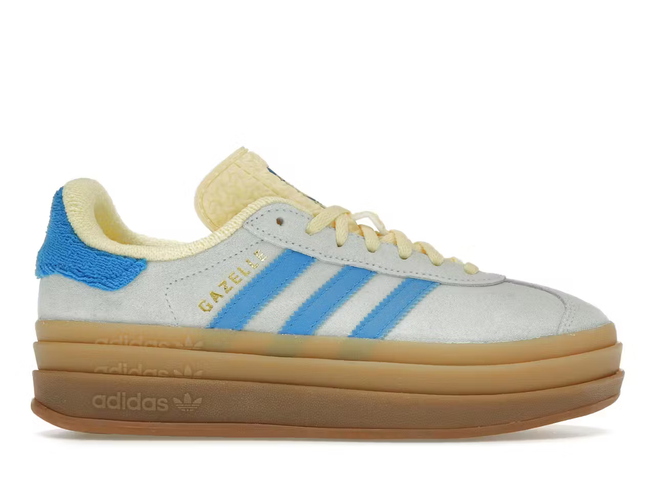 adidas Gazelle BoldAlmost Blue Yellow (Women's) | StockX
