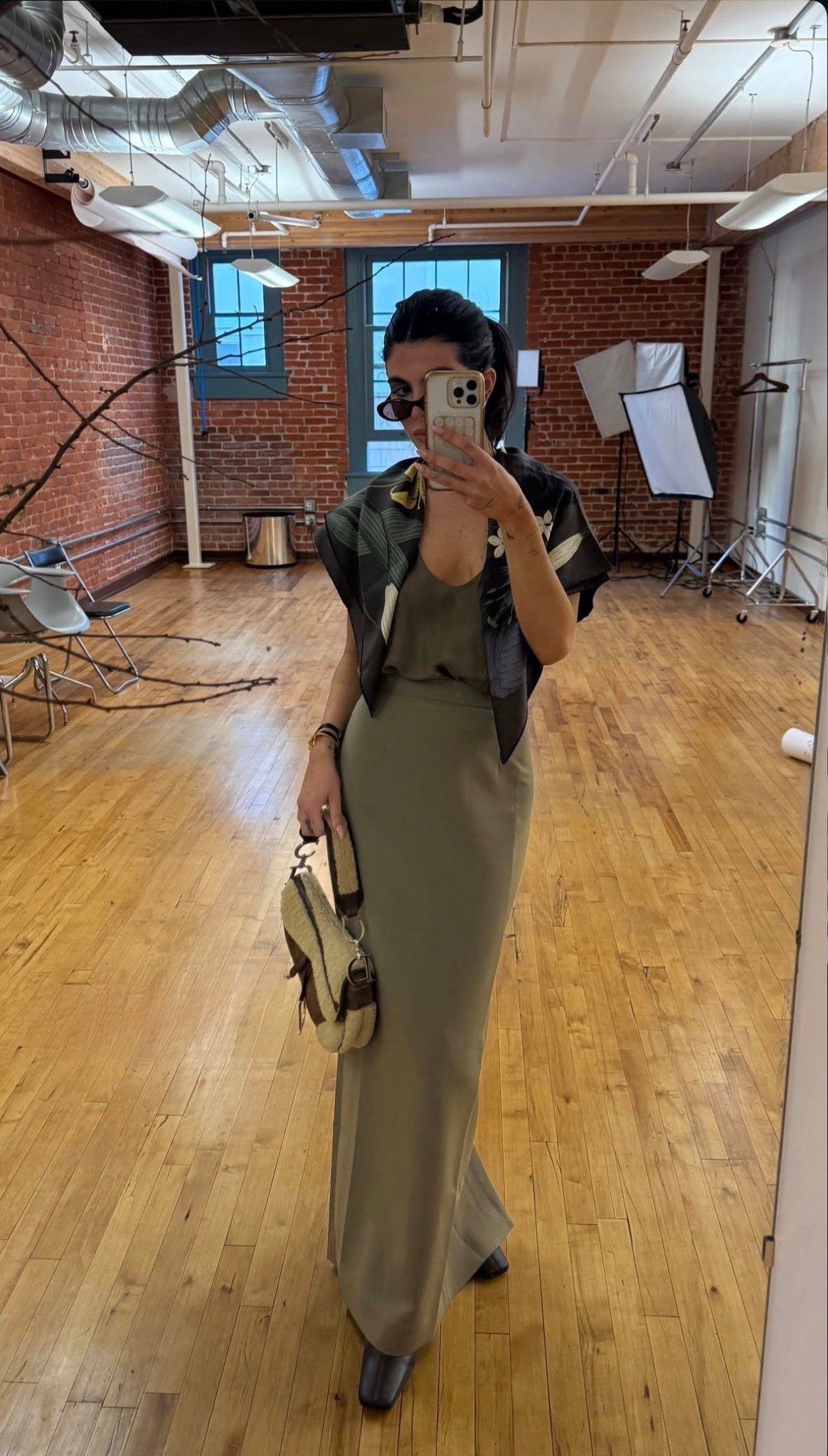 Story ootd 

Column skirt, silk blouse, silk tank, Dior saddle bag, oval sunglasses, heaven mayhem sunglasses

#LTKgrwm #LTKootd