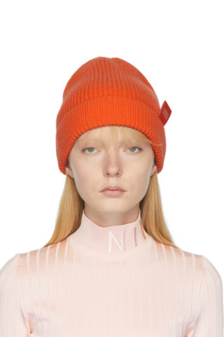 Orange Wool Beanie | SSENSE