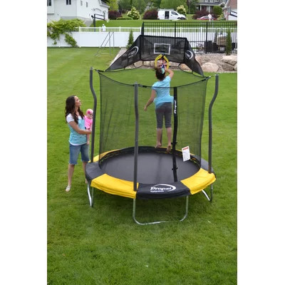 Propel 7' Round Trampoline with Safety Enclosure | Wayfair North America