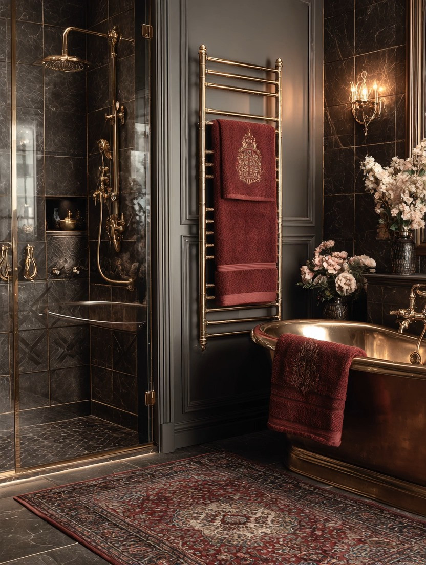 Your bathroom deserves the same level of intention as every other room in your home.

Too often, it’s treated as purely functional. But one powerful upgrade can completely transform the space: a gold towel warmer.

This statement piece instantly elevates the room — adding warmth, elegance, and that refined hotel-inspired finish. The vertical gold bars draw the eye upward, creating structure and subtle luxury without overwhelming the design.

It’s not just practical.
It’s architectural.
It’s intentional.

Available in small, medium, large, and extended lengths, you can choose the size that fits your bathroom layout and design preference. Whether your space is modern, classic, or dramatic, gold hardware brings cohesion and sophistication.

A single detail can shift the entire atmosphere.

#BathroomRefresh
#LuxuryBathroom
#GoldHardware
#HotelStyleAtHome 

 #LTKHome