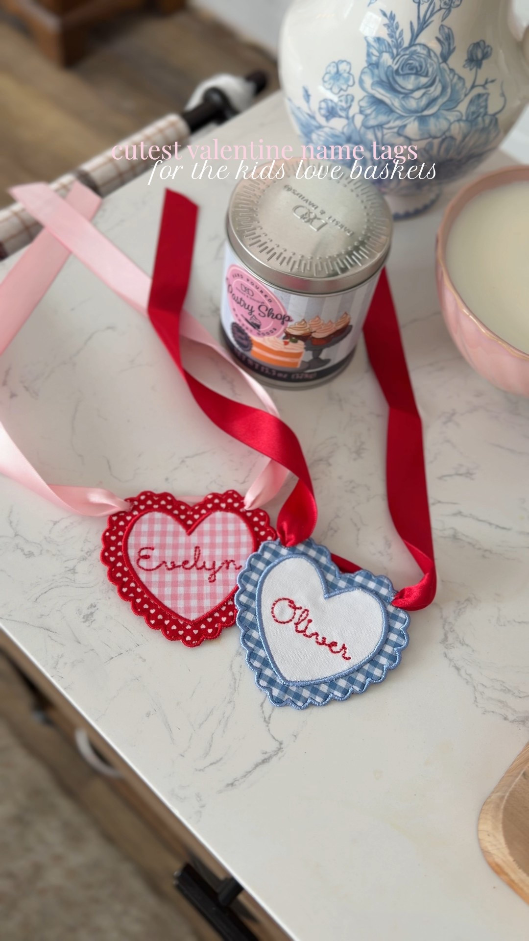 The kids Valentines love basket name tags came! Soooo cute and worth the wait ❤️❤️ can’t wait to share their baskets this year, I’m sooo excited! 🥹🥹

Etsy shop, shop small, kids valentines baskets, love baskets, valentine, be my valentine, personalized name tags, heart name tags 

#LTKValentine #LTKKids #LTKmomlife