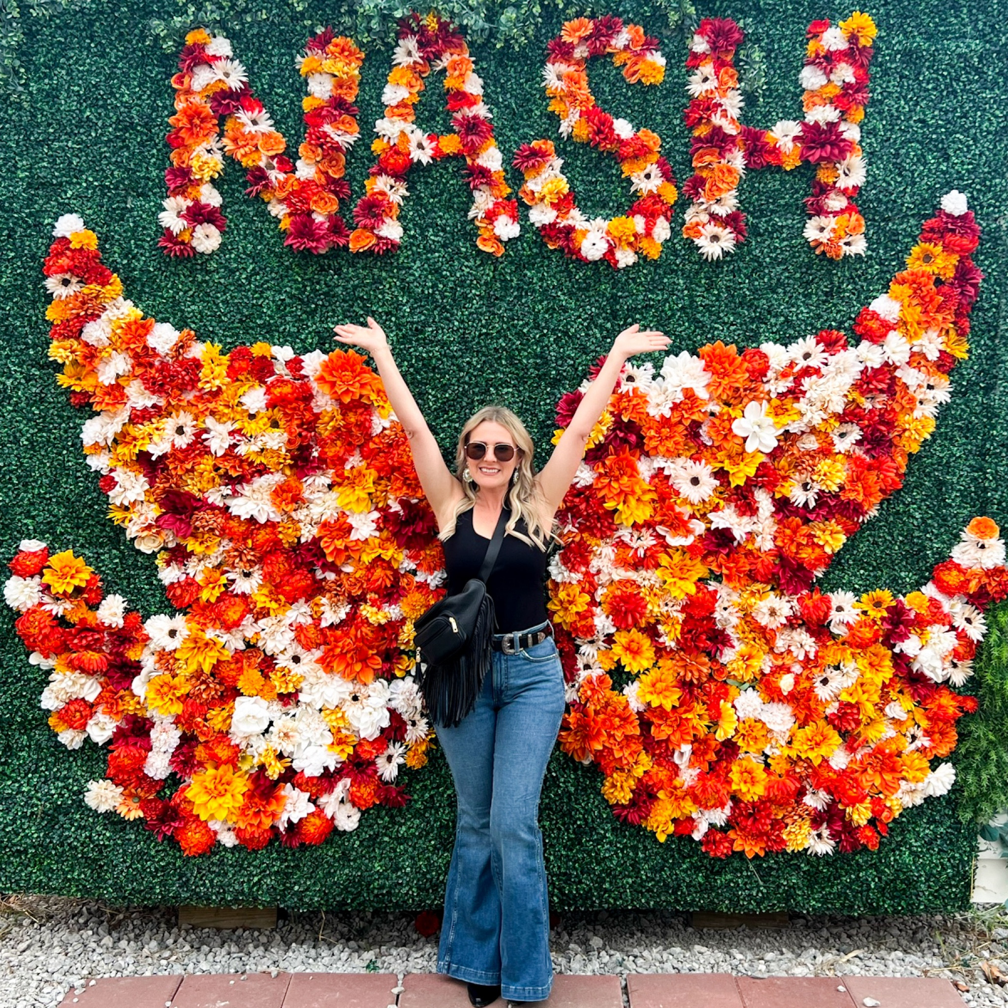 Looking for a country concert outfit? Well you have to have a good crossbody! This one has fringe and is absolutely adorable. A solid black tank, the perfect fitting flared wranglers, and a good black boot make for a solid choice that feels styled but not overdone. Plus… shhh… these boots are a fraction of the price of other cowboy boots and still look really nice. 

#LTKitbag #LTKfindsunder100 #LTKstyletip
