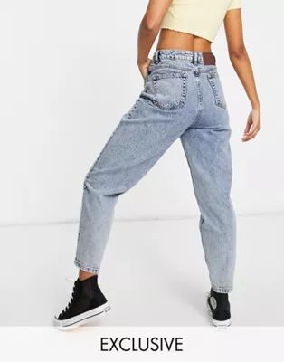 Reclaimed Vintage Inspired 84 balloon jean in authentic bleach | ASOS (Global)