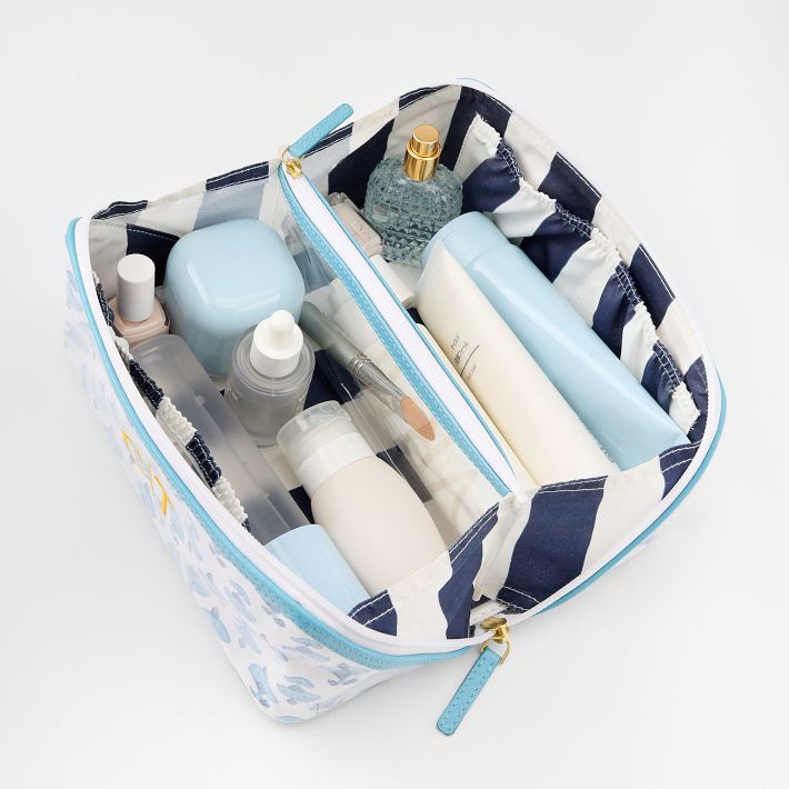 Clear Coated Diamond Cosmetic Pouch | Mark and Graham